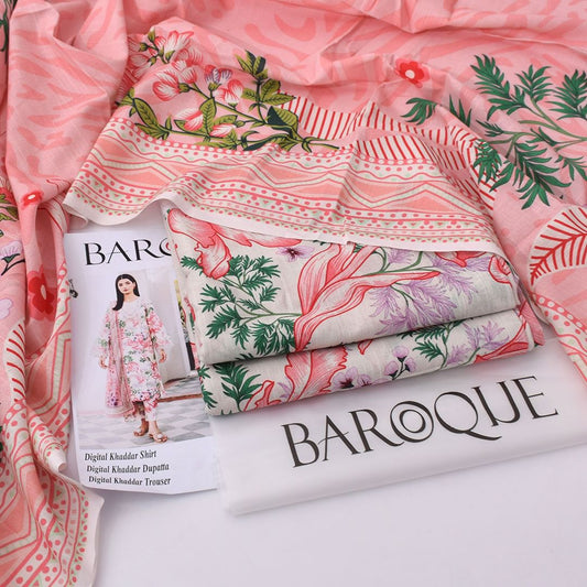 Premium Winter Khaddar 3PC Suit