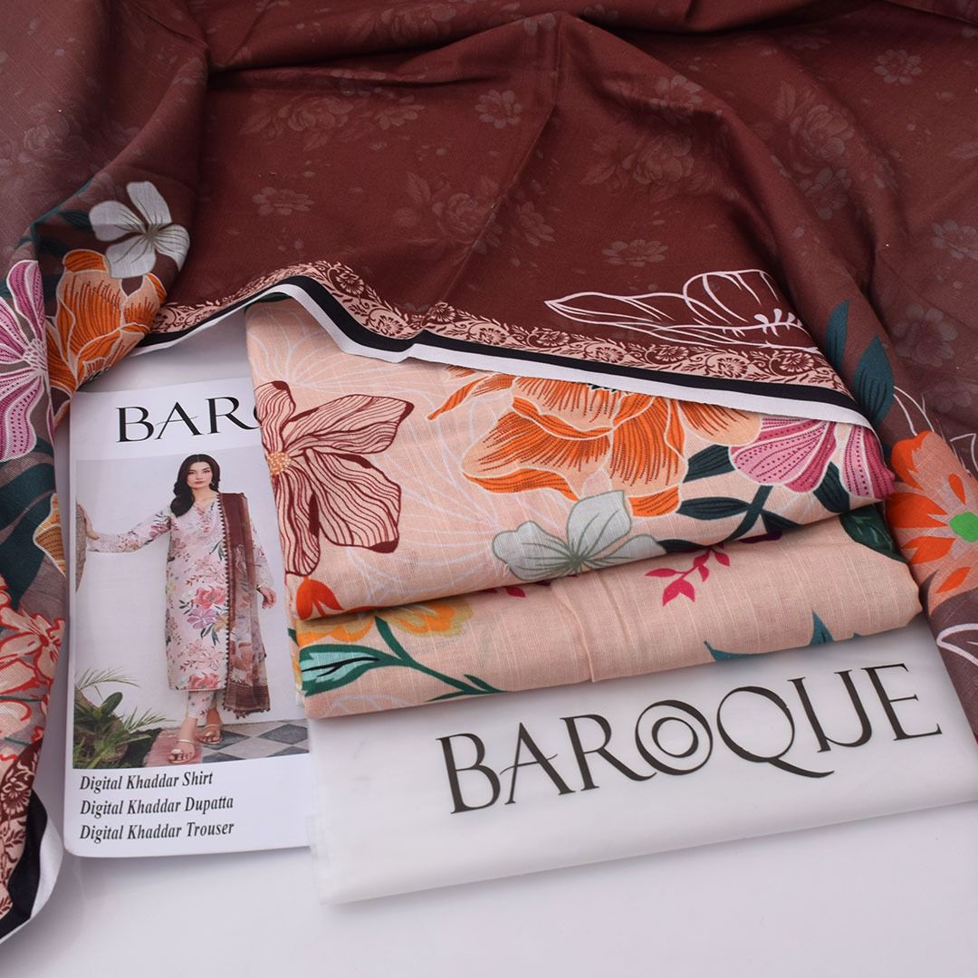 Premium Winter Khaddar 3PC Suit