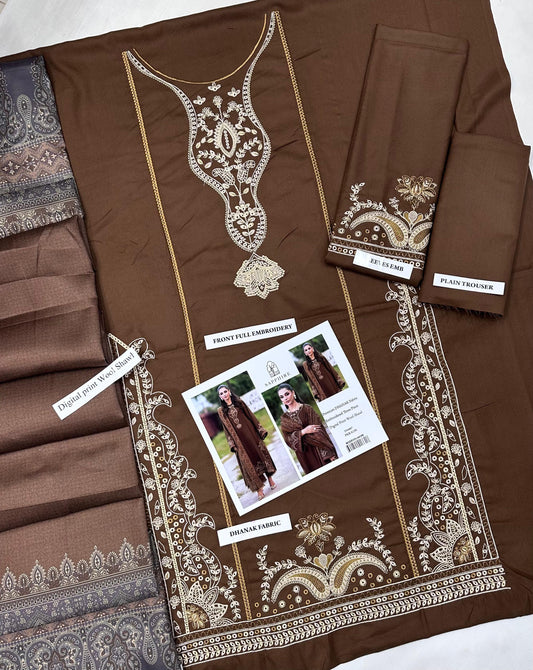 Sapphire Premium Dhanak Suit