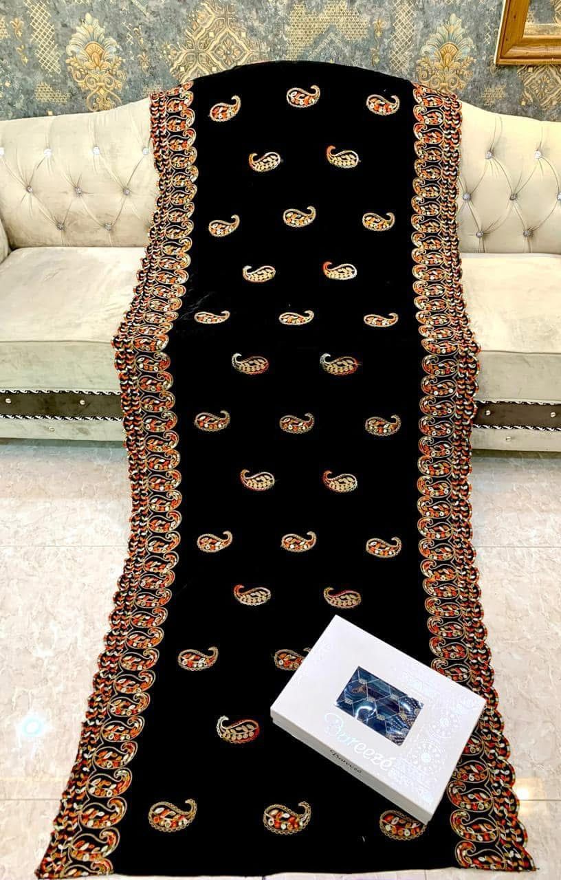 Ladies Premium Velvet Shawls