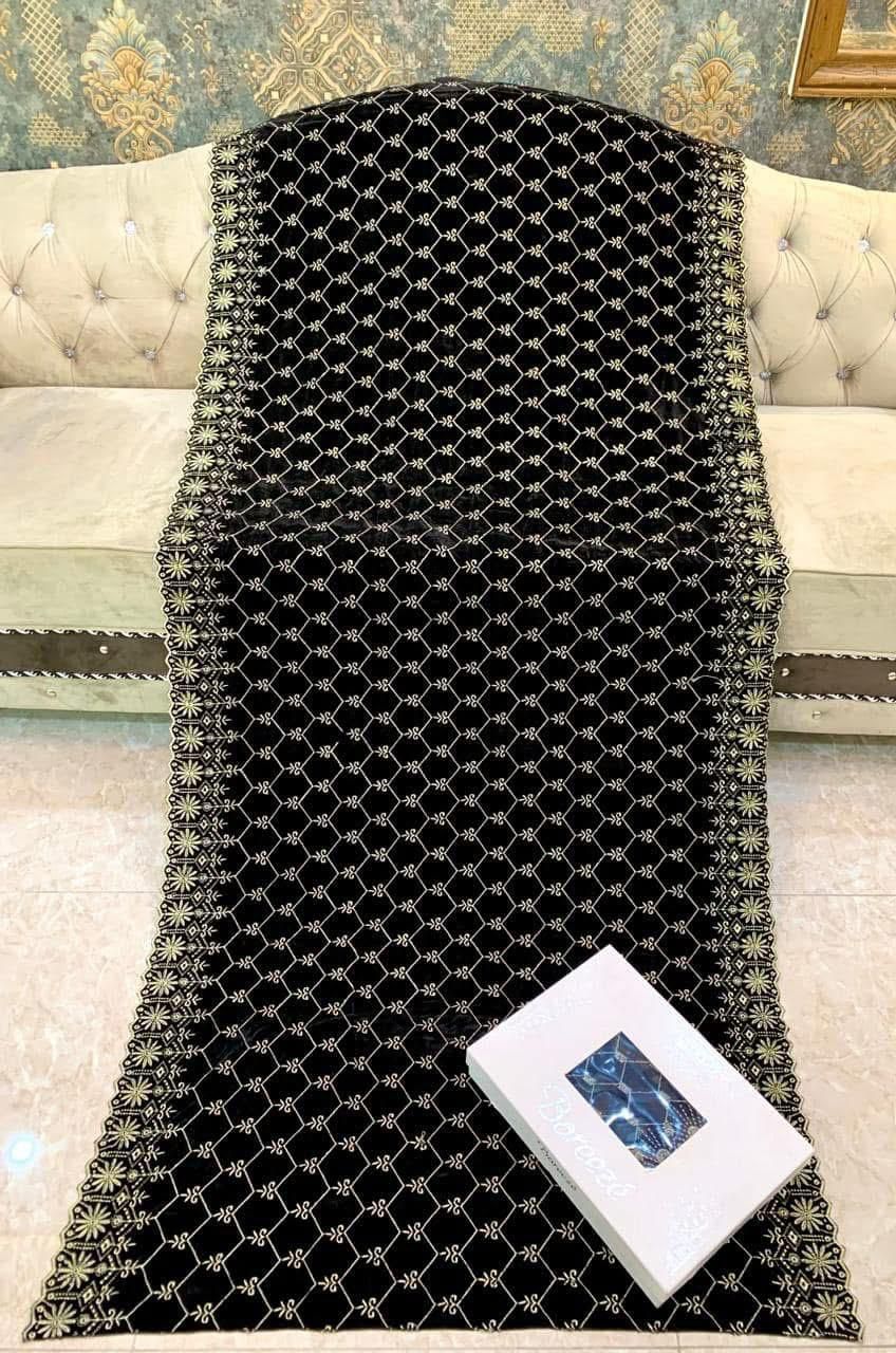 Ladies Premium Velvet Shawls