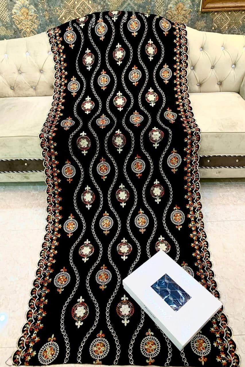 Ladies Premium Velvet Shawls