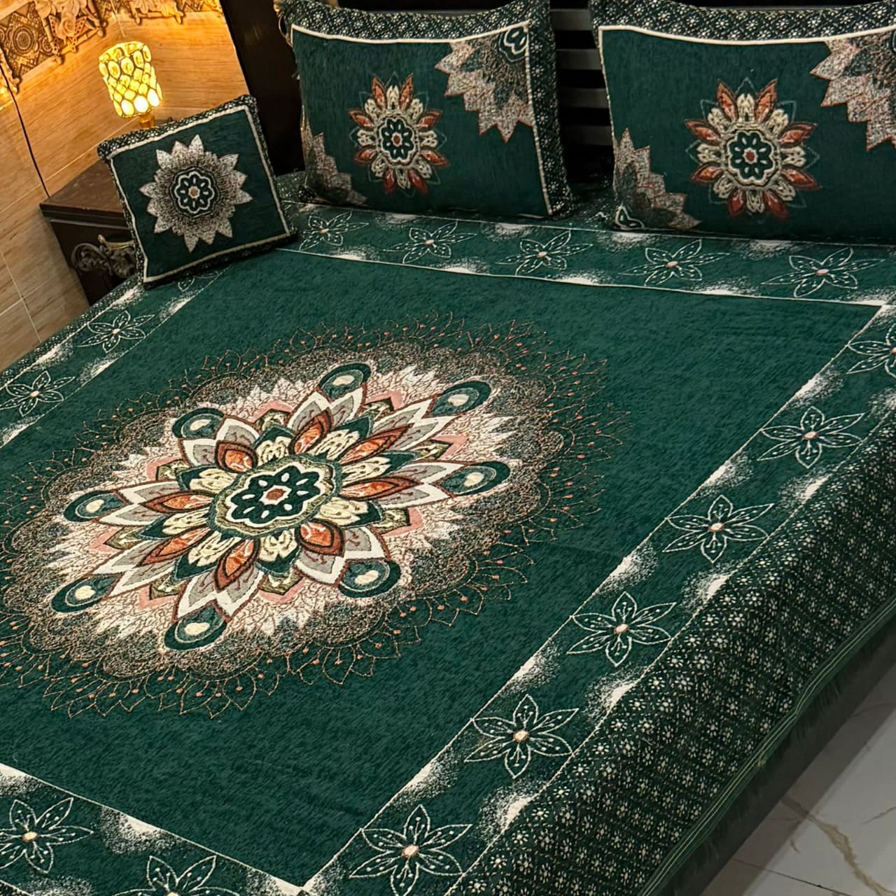 Velvet Jaquard 4PC Bedsheet