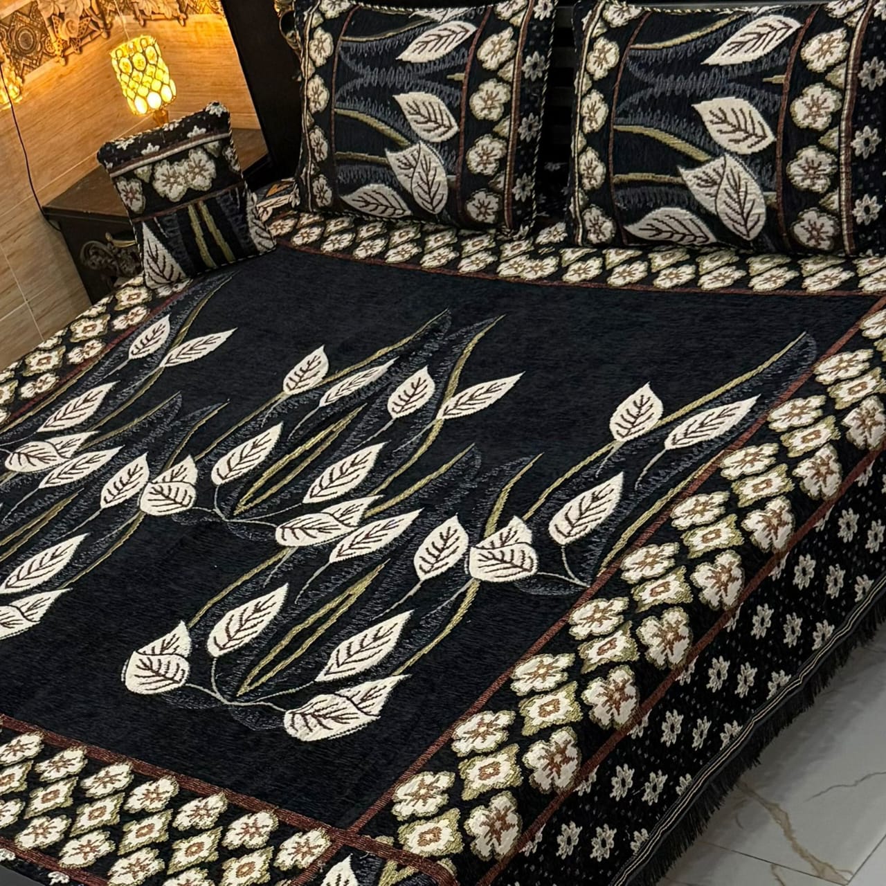 Velvet Jaquard 4PC Bedsheet