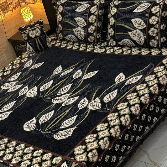 Velvet Jaquard 4PC Bedsheet