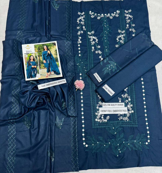 Agha Noor Dhanak Emb Suit