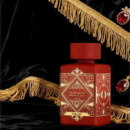 100ml Unisex Arabic Perfume Long Lasting Oud Woody Scent with Amethyst Agarwood Ebony Blend Sublime Charming Luxury Signature