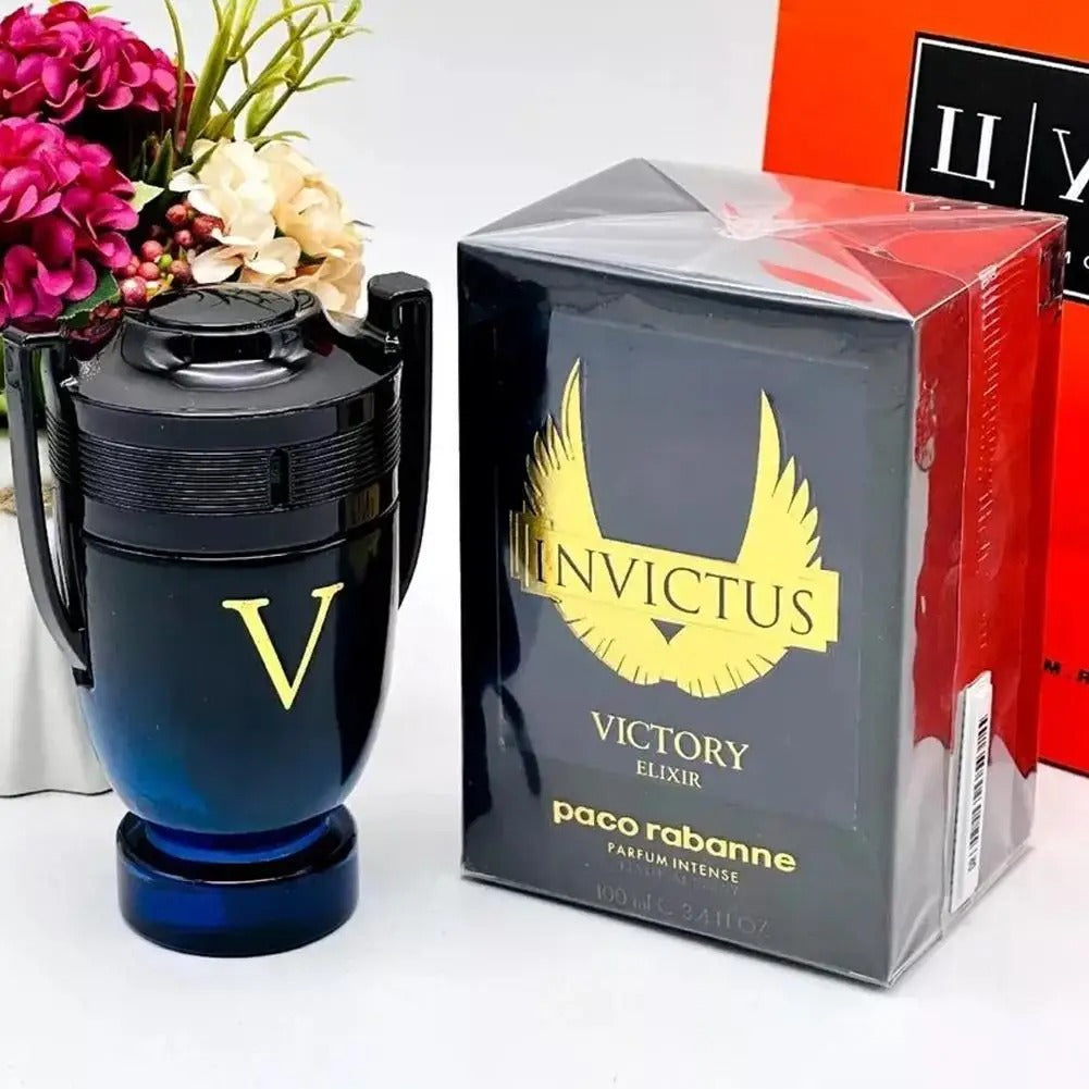 100ml Invictus Winner Gifts Perfume Eau De Toilette Spray Eau De Parfum Spray For Men ELIXIR Parfum Intense 2025 New Packing