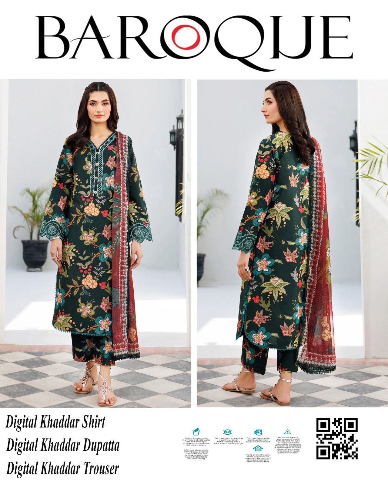 Premium Winter Khaddar 3PC Suit