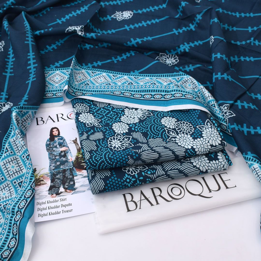 Premium Winter Khaddar 3PC Suit