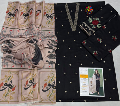 Asling Dhanak Embroidery Suit