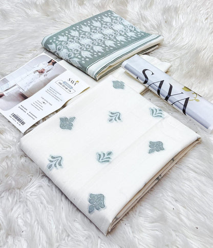 Saya 3PC Jacquard Suit