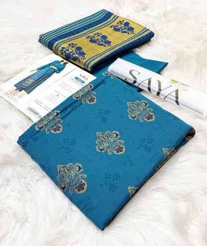 Saya 3PC Jacquard Suit