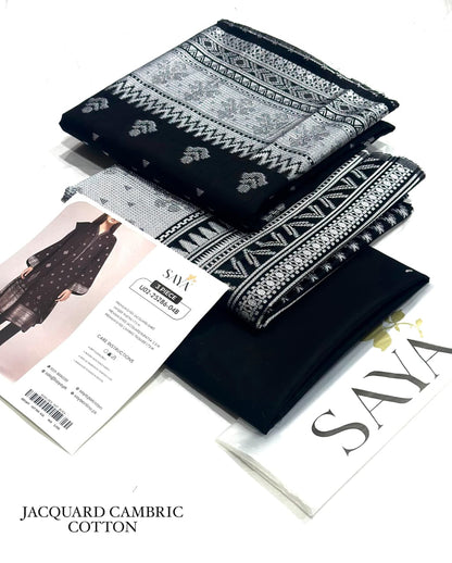 Saya 3PC Jacquard Suit