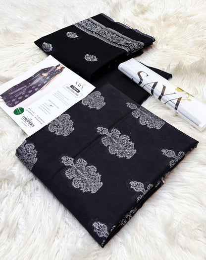 Saya 3PC Jacquard Suit