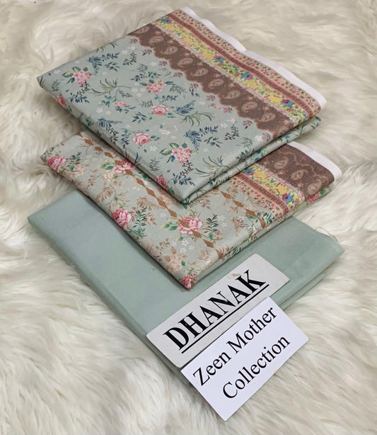 Zeen Dhanak Digital Print Suit