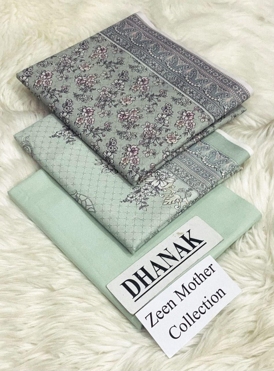Zeen Dhanak Digital Print Suit