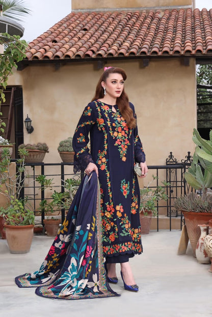 Aneelas Dhanak Emb Suit