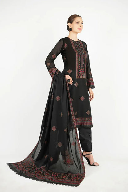 Bareeze Dhanak Emb Suit