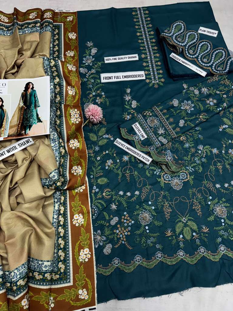 Coco Dhanak Embroidered Suit