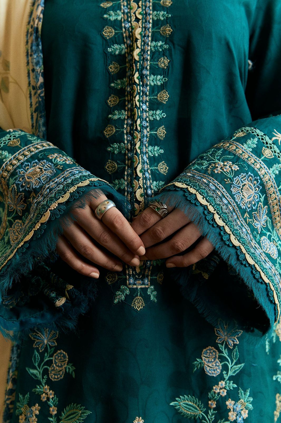 Coco Dhanak Embroidered Suit