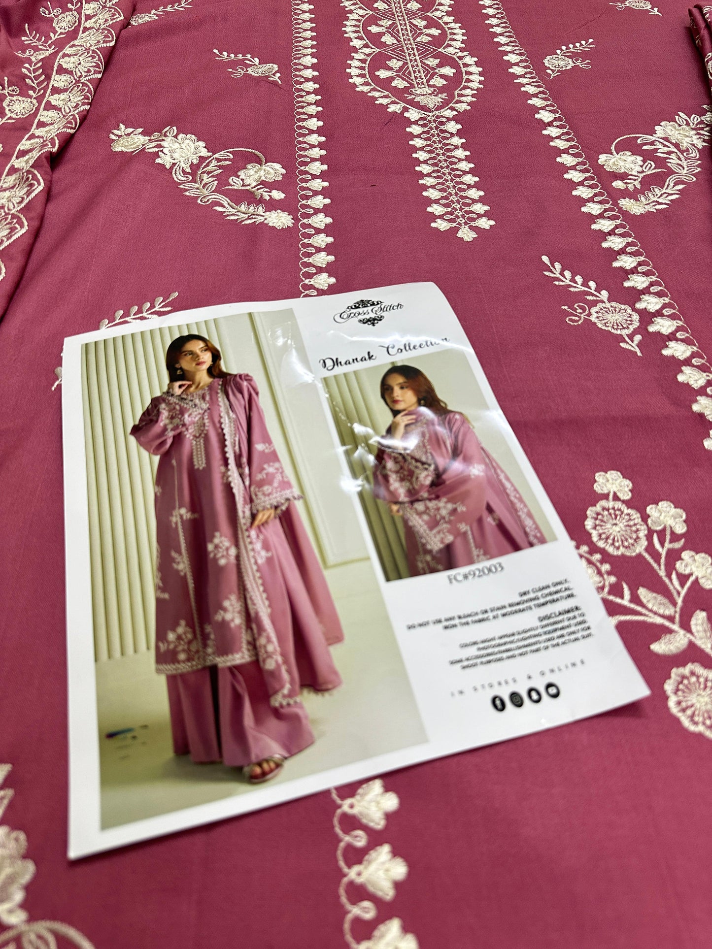 Cross Stitch Dhanak Suit