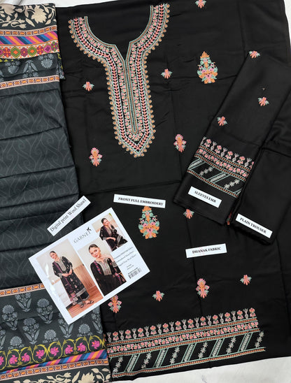 Garnit Premium Dhanak Suit