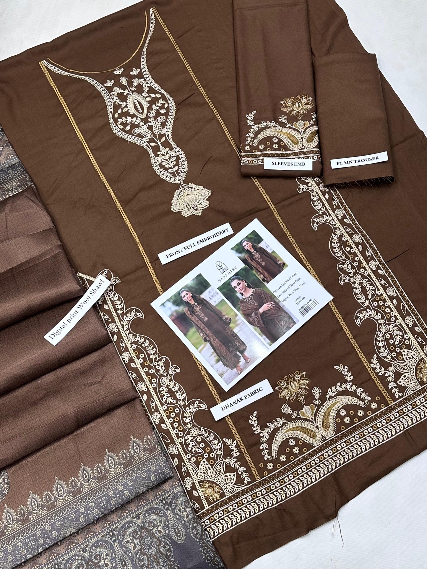 Sapphire Premium Dhanak Suit