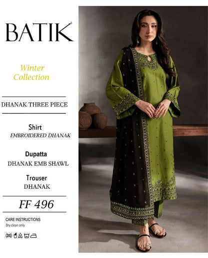 Batik Dhanak Emb Suit