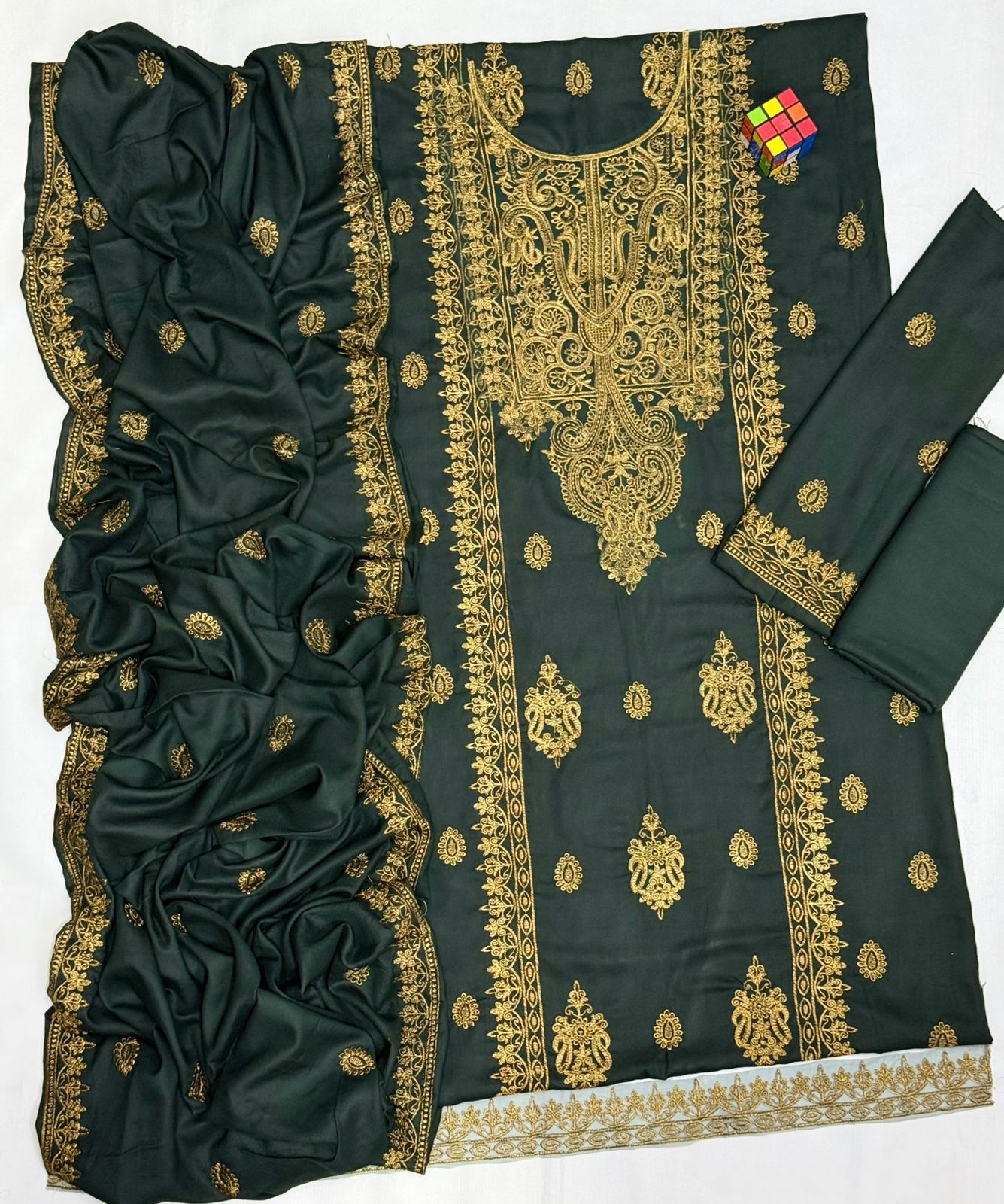 Asim Jofa Dhanak Emb Suit