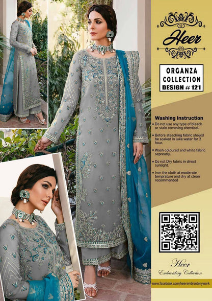 Akbar Aslam Luxe Organza Suit