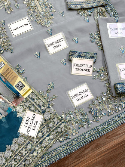 Akbar Aslam Luxe Organza Suit