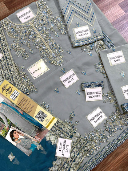 Akbar Aslam Luxe Organza Suit