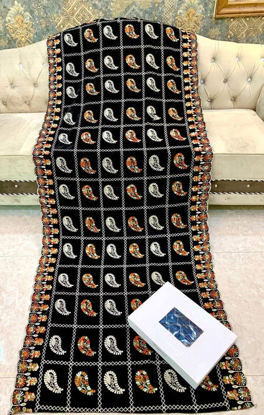 Ladies Premium Velvet Shawls