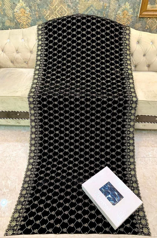 Ladies Premium Velvet Shawls