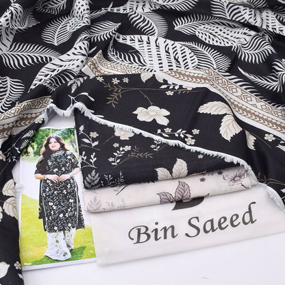 Bin Saeed Khaddar 3PC Suit
