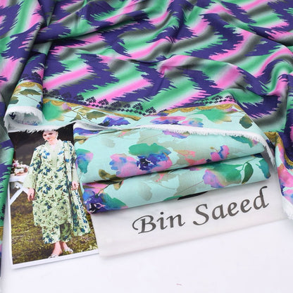 Bin Saeed Khaddar 3PC Suit