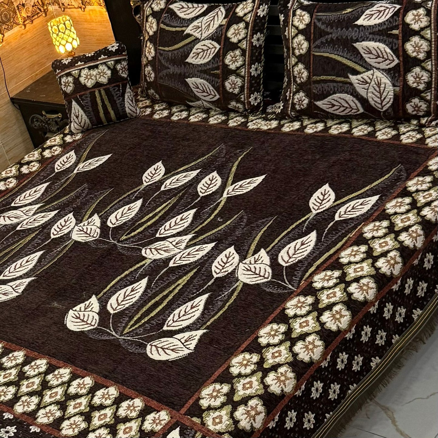 Velvet Jaquard 4PC Bedsheet