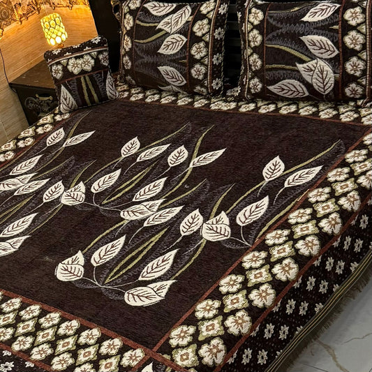 Velvet Jaquard 4PC Bedsheet