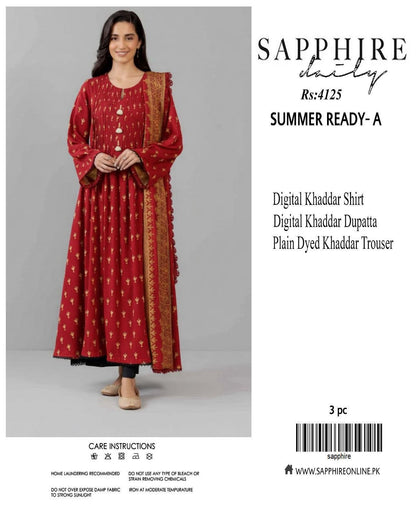 Winter Khaddar Collection – Premium 3PC Digital Printed Suit