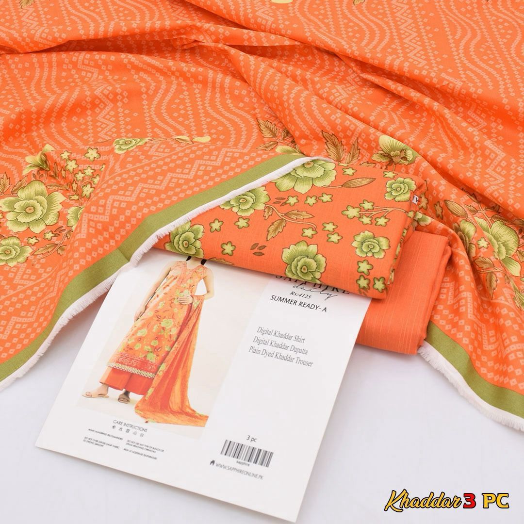 Winter Khaddar Collection – Premium 3PC Digital Printed Suit