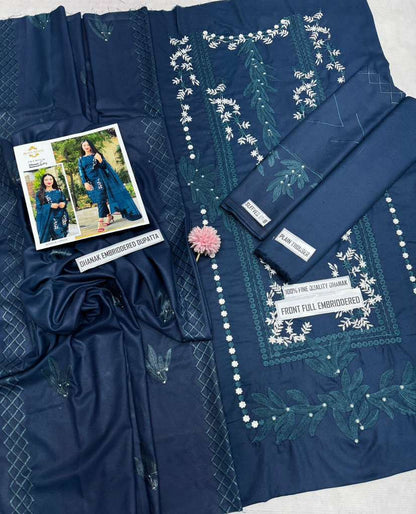 Agha Noor Dhanak Emb Suit