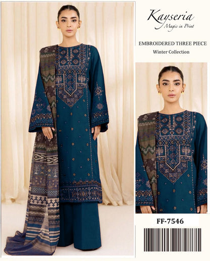 Kayseria Dhanak Emb Suit