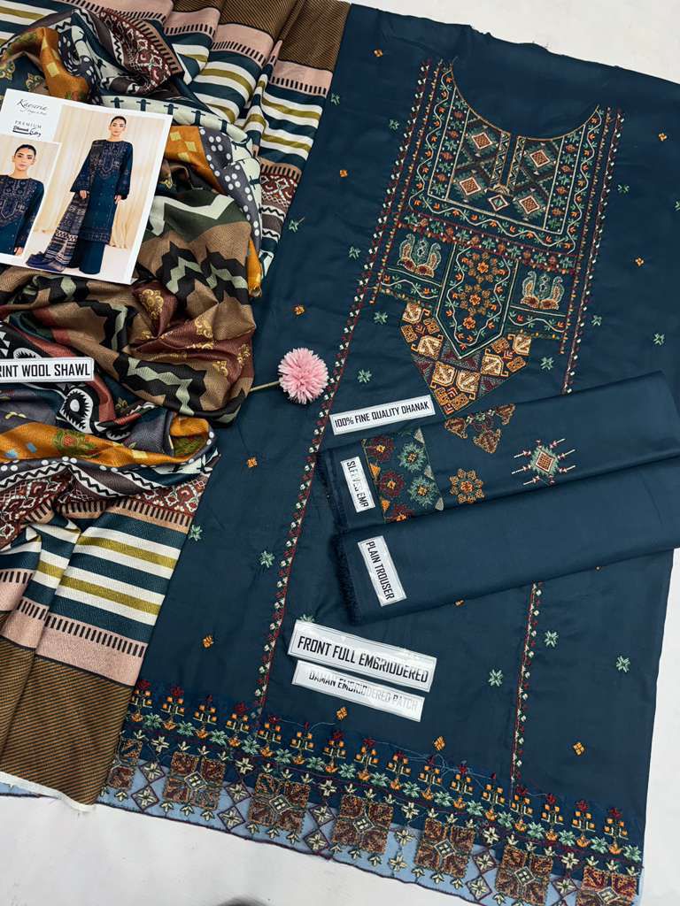 Kayseria Dhanak Emb Suit