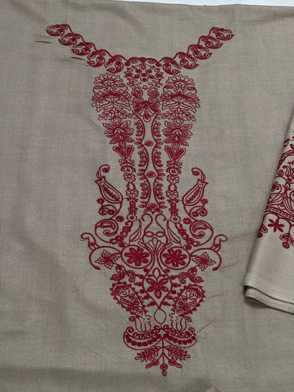 Baroque Dhanak Emb Suit