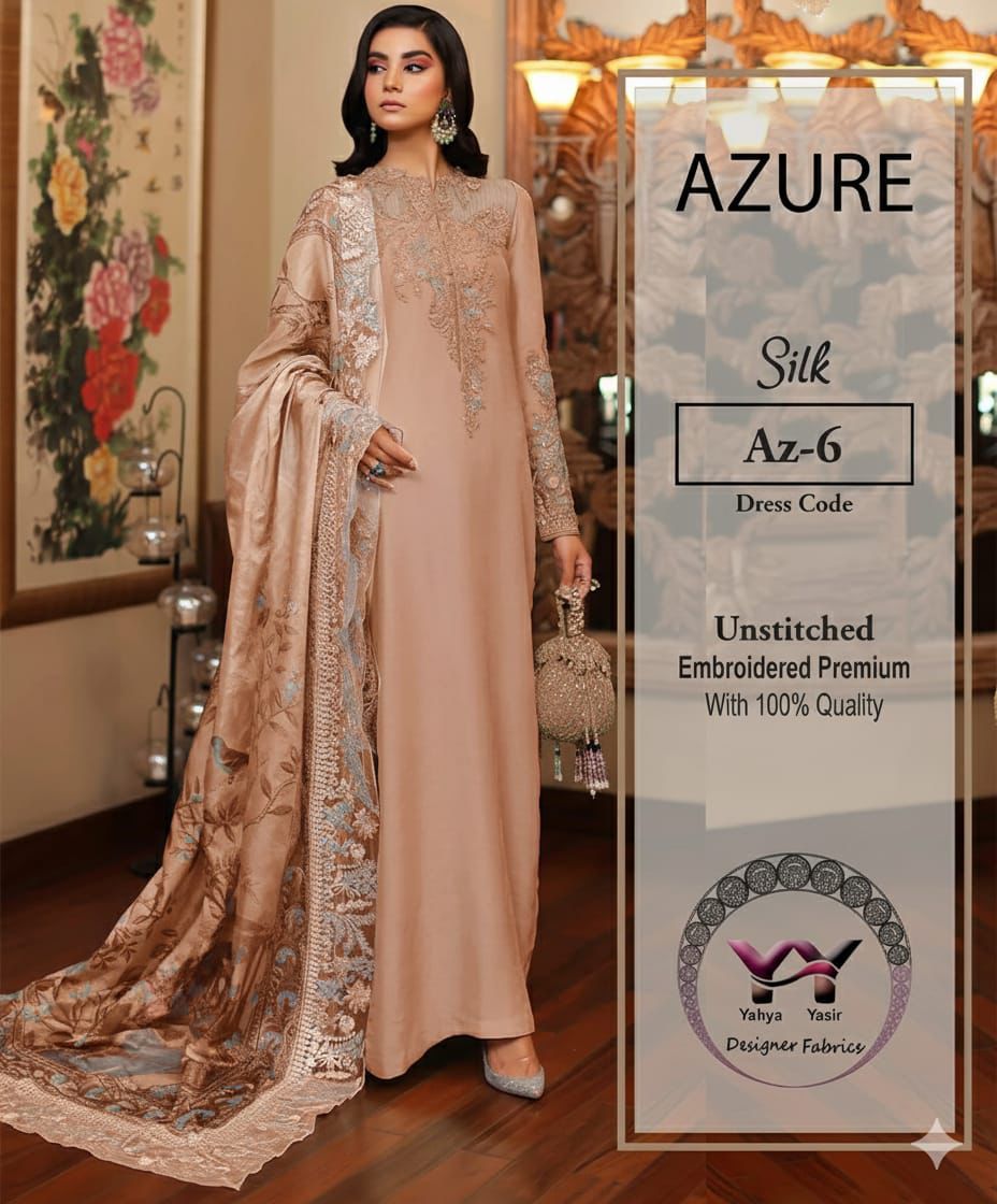 Azure Silk Luxury Suit