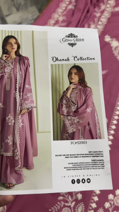 Cross Stitch Dhanak Suit