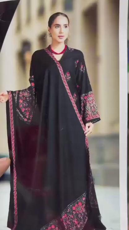 Bareeze Dhanak Heavy Emb Suit