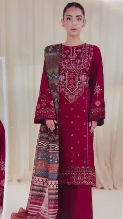 Kayseria Dhanak Emb Suit
