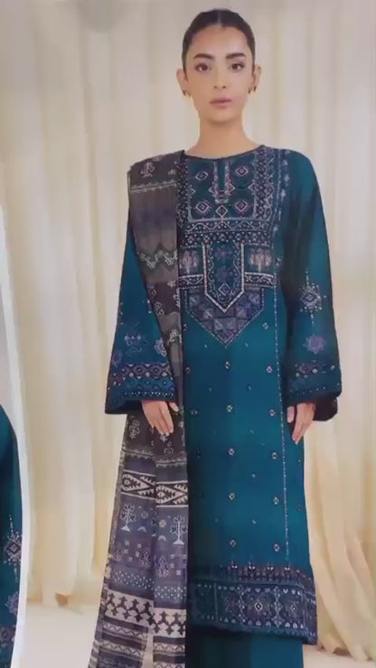 Kayseria Dhanak Emb Suit